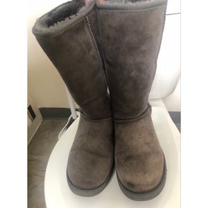 Gray Tall UGGS
